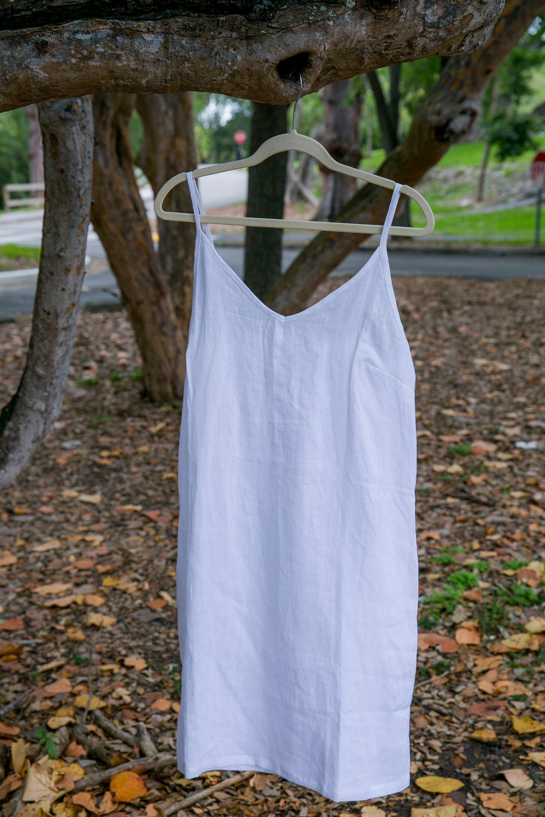 Linen Cami Slip Dress