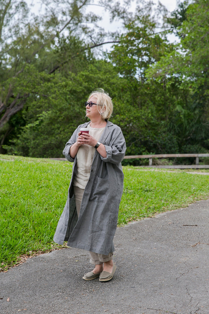 Linen Oversized Coat