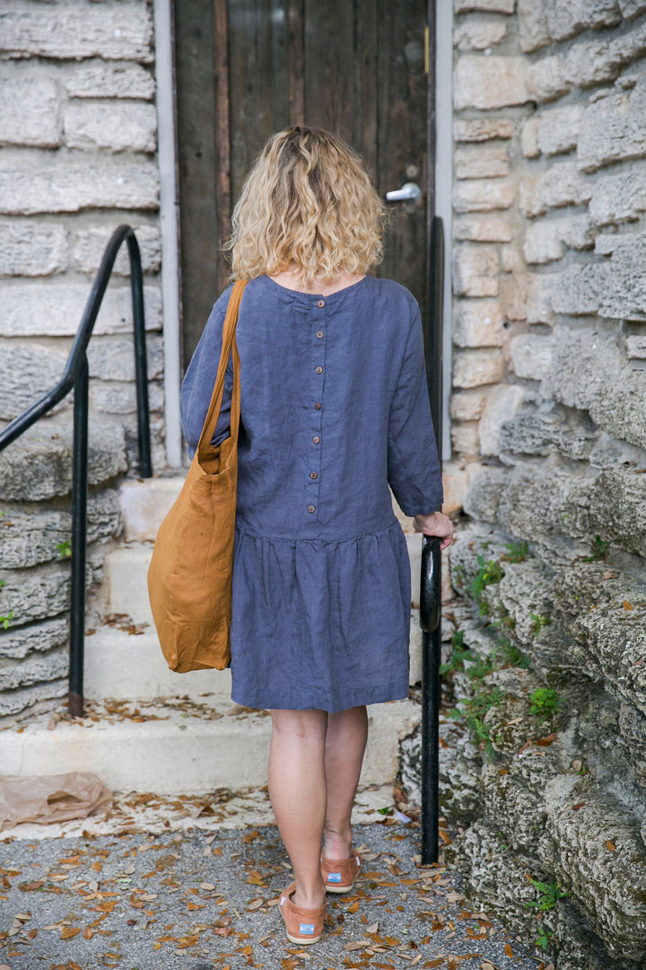 Linen Mary Jay Boho Summer Dress