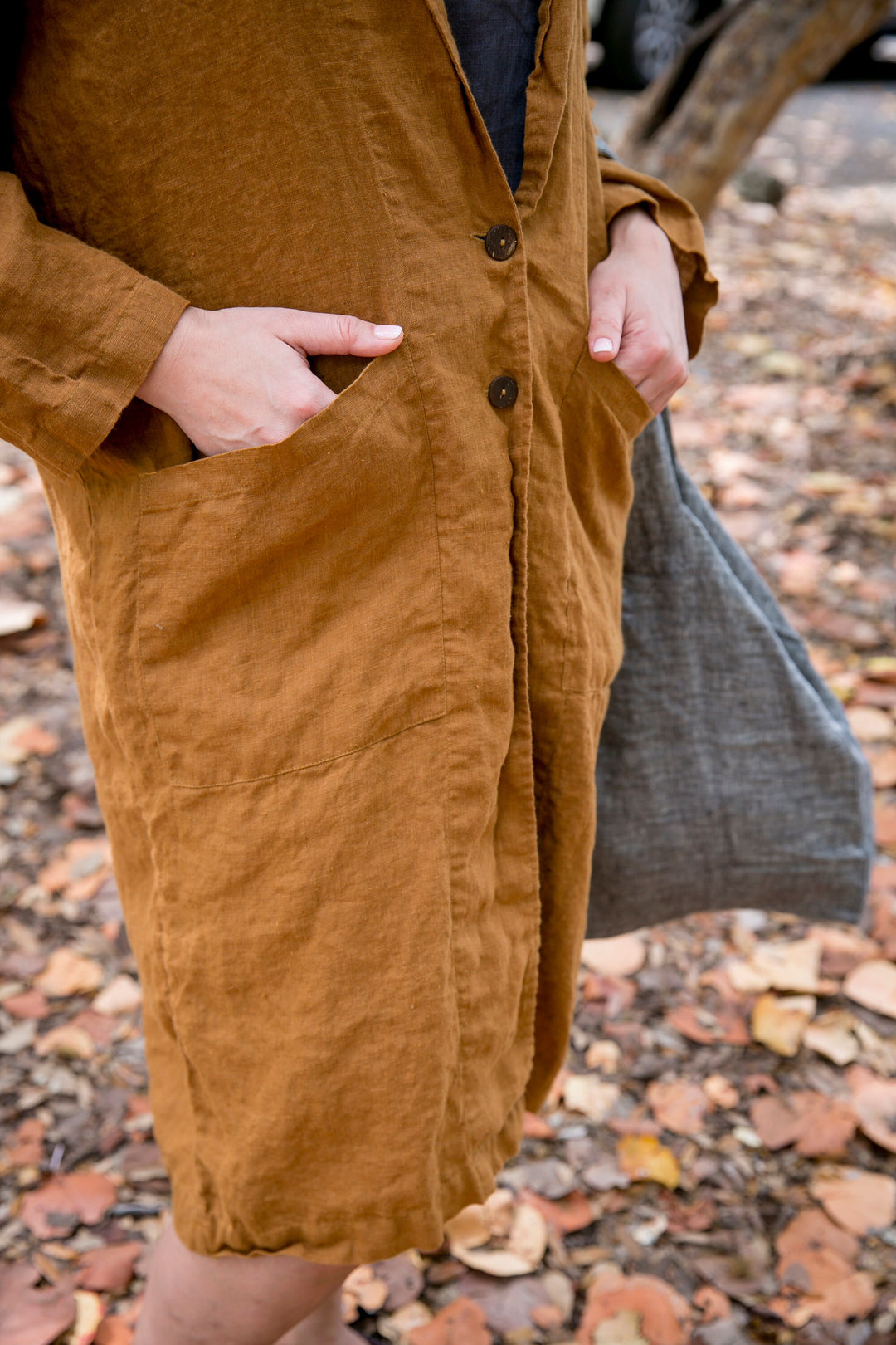 Linen Oversized Coat