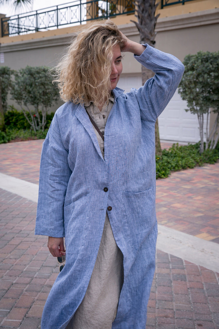 Linen Oversized Coat