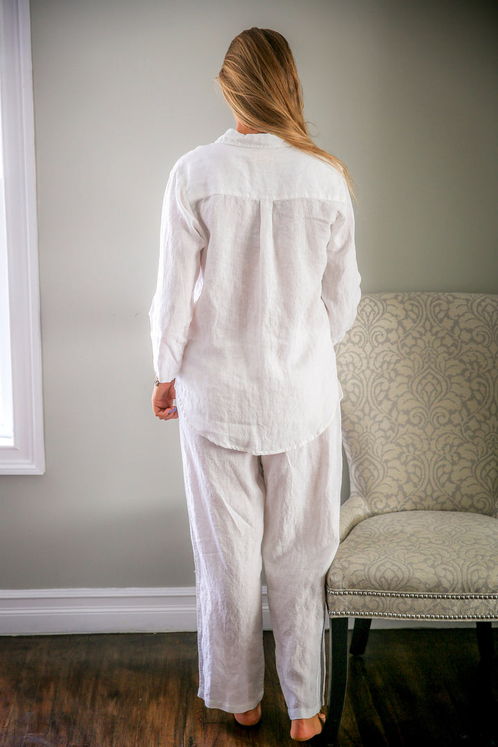 Elegant Linen Lounge Wear Set for Women