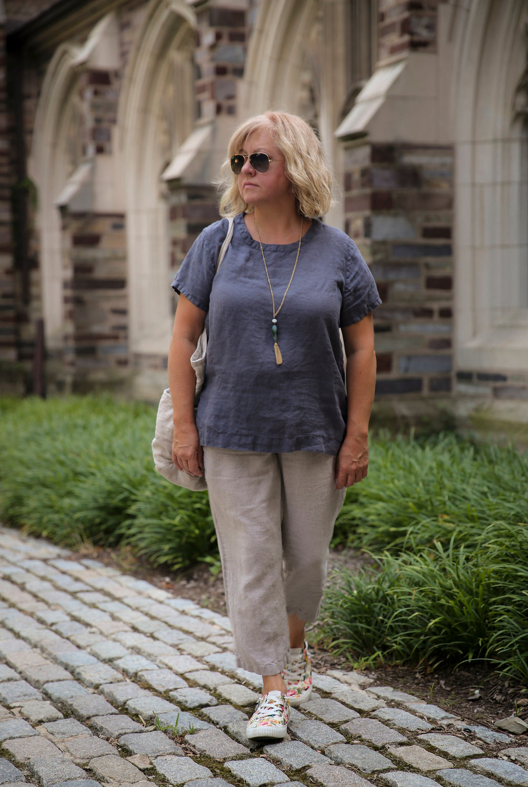 Essential Linen Top | Linen T-Shirt