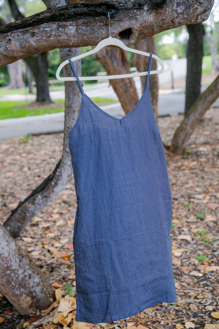 Linen Cami Slip Dress