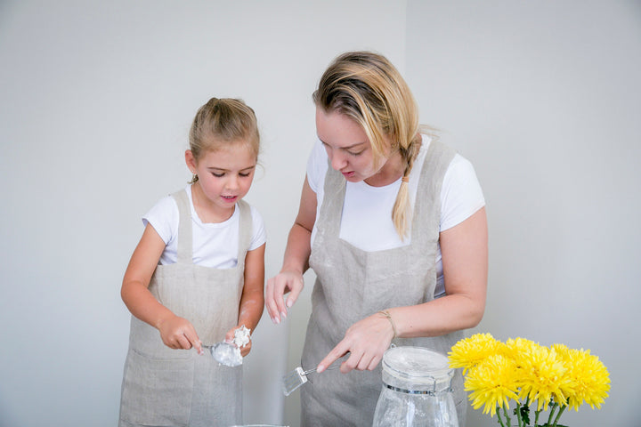 Junior Chef's Organic Linen Apron