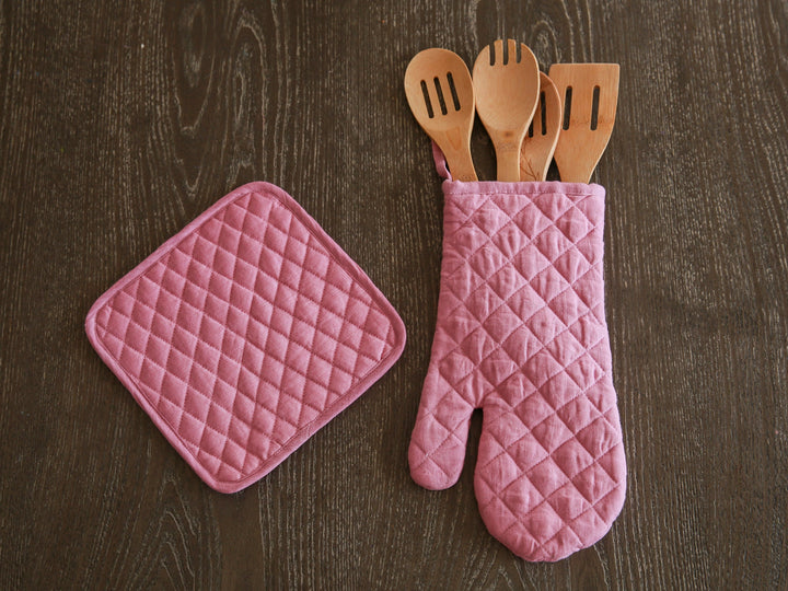 Linen Oven Mitt