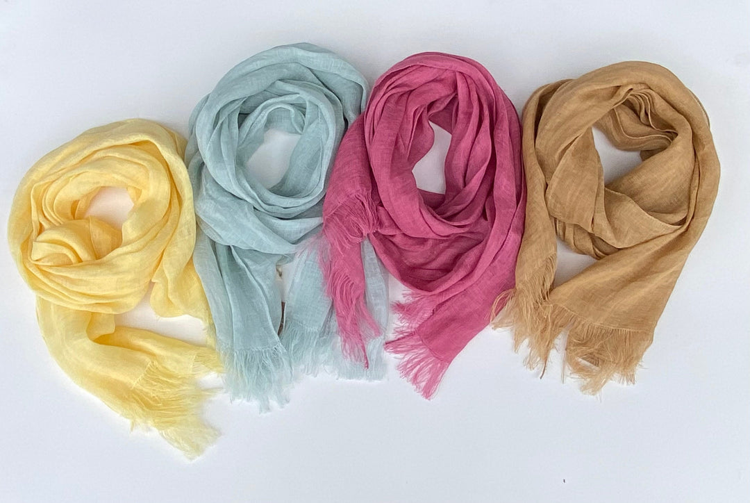 Linen Sheer Scarf