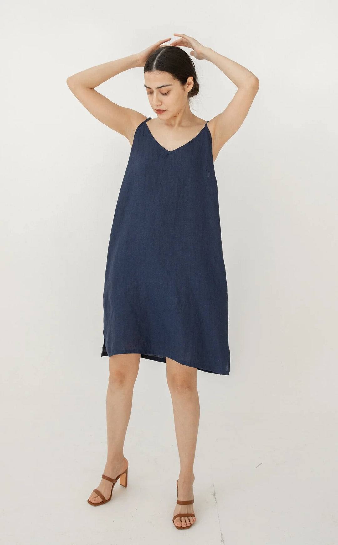 Linen Cami Slip Dress