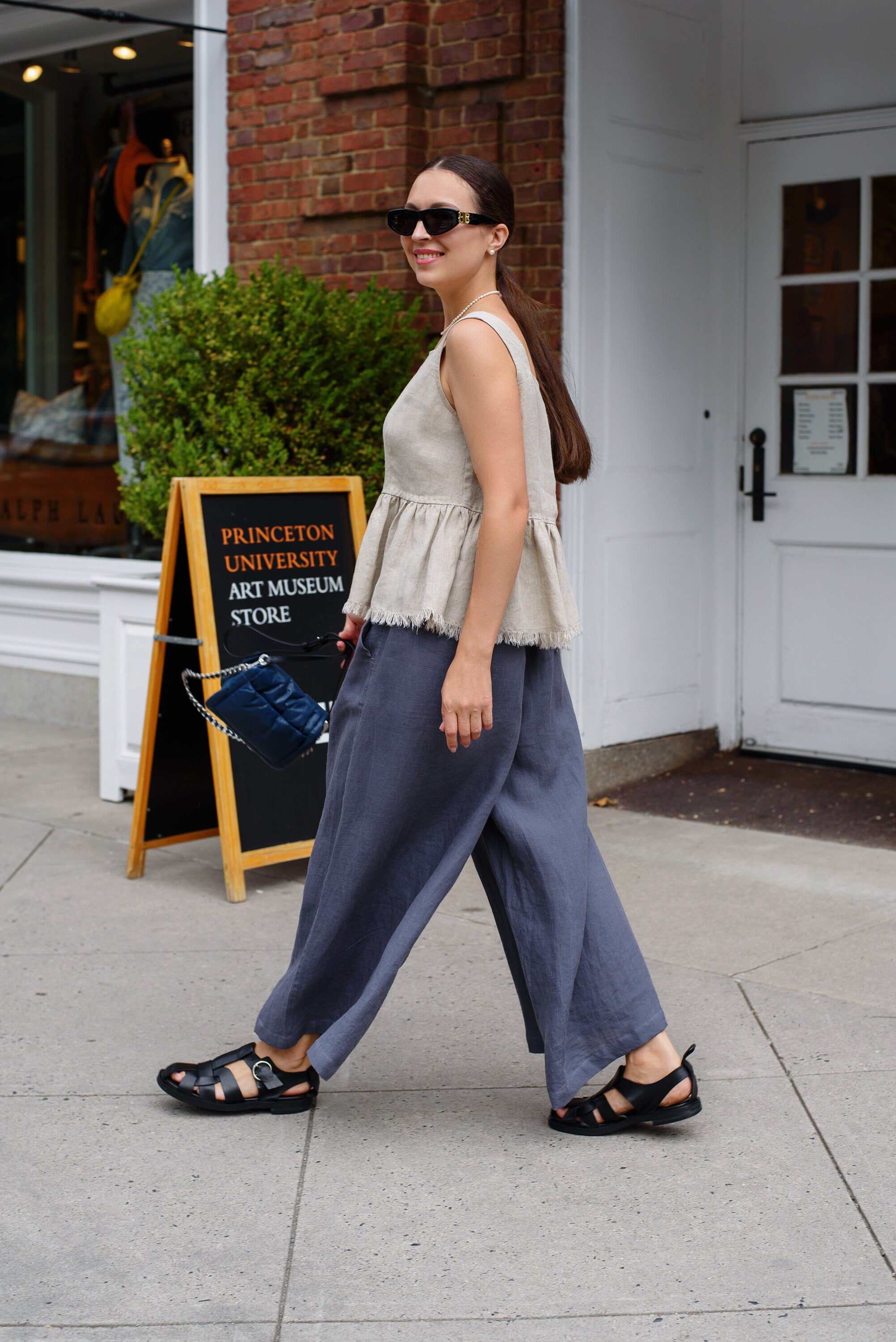 Soft Linen Wide-Leg Pants - Easy Care & Stylish – VIKOLINO