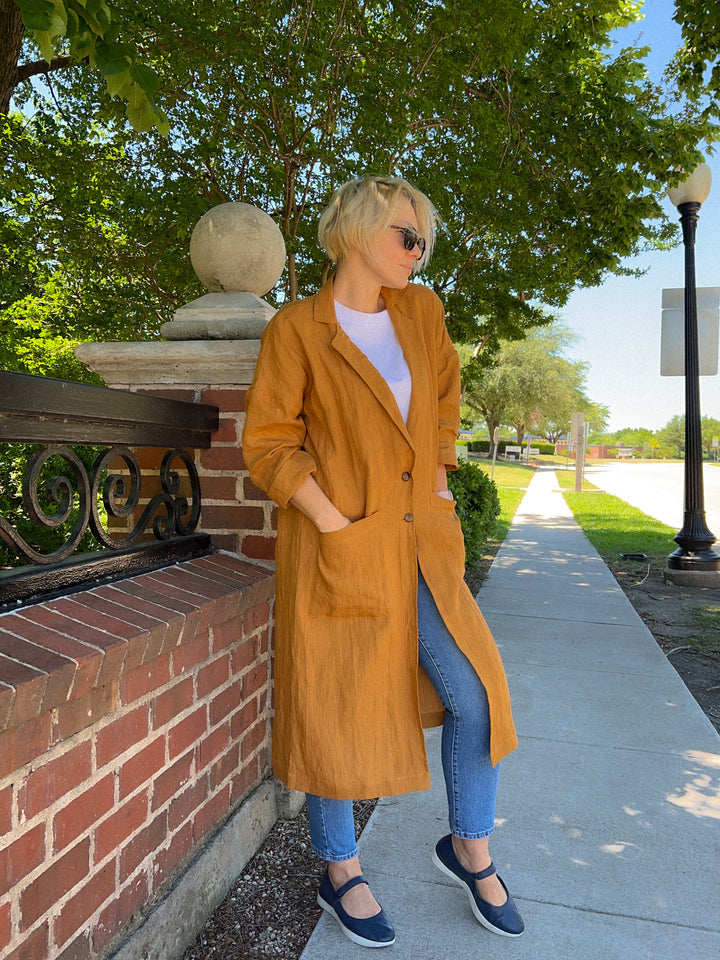 Linen Renu Long Coat